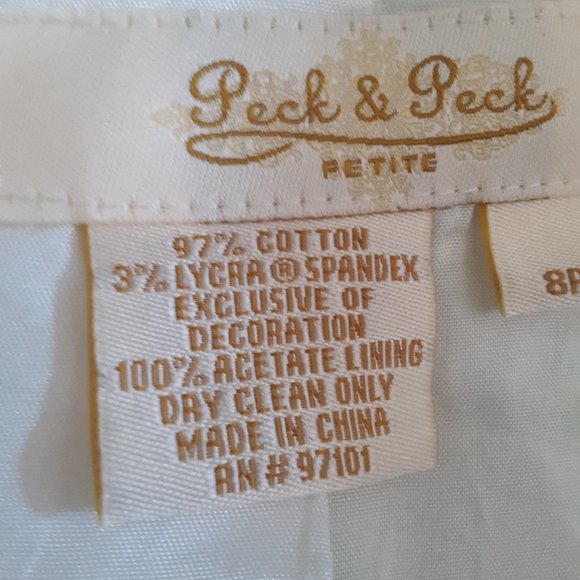 Peck & Peck Green Embroidered Women's Suit 8P - Picture 3 of 5
